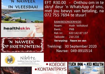 Wen ‘n naweek in Vleesbaai
